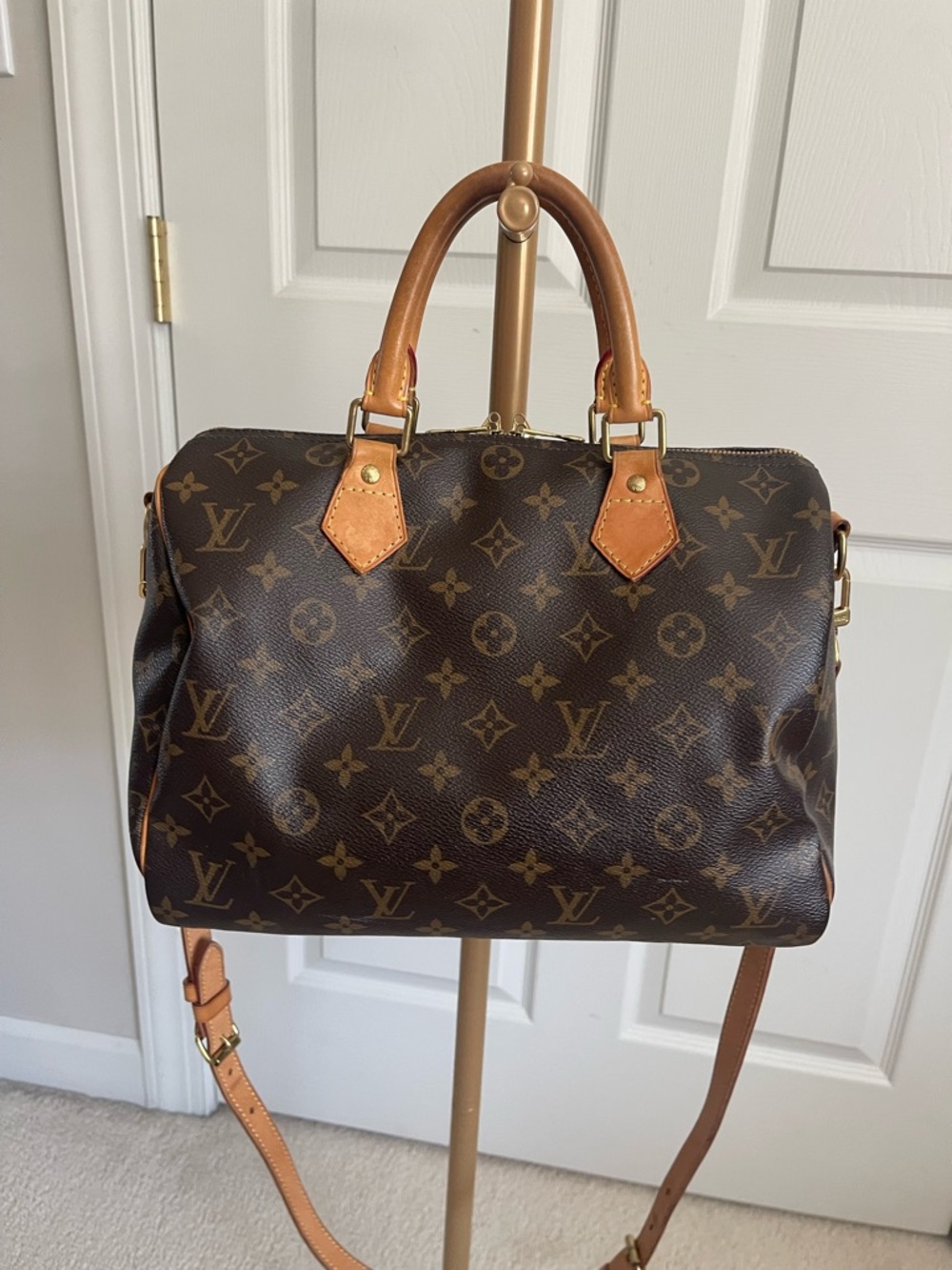 Louis Vuitton Monogram Speedy 30 Bandoulière Shoulder Bag - Picture 1 of 16